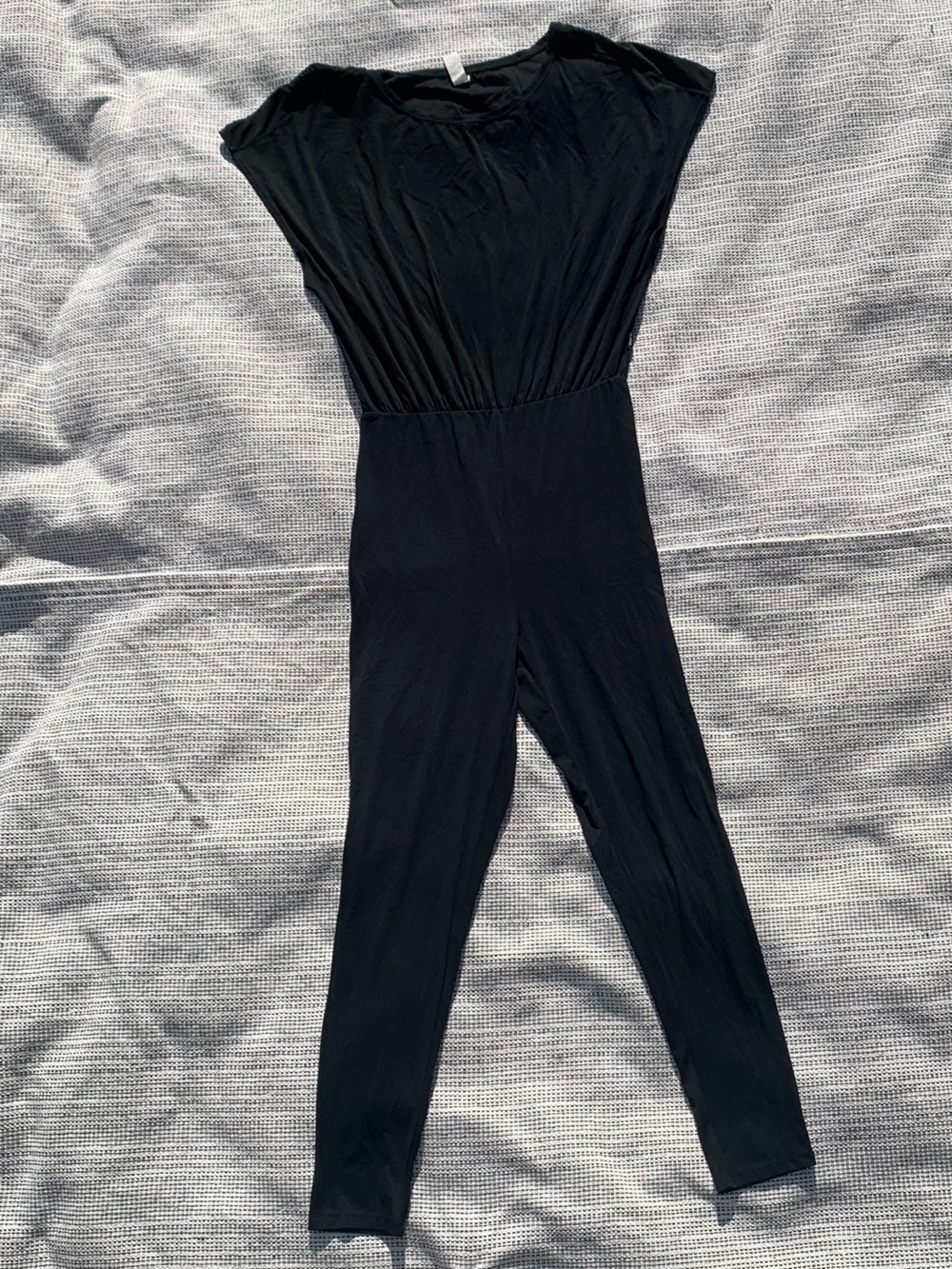 ZYIA Black Women's Jumpsuit Slim Leg Romper activewear soft cozy